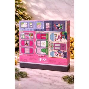 IPSY Holiday Advent Calendar 25 Day Empty Reusable Gift Box NYC‎ Storefront Pink